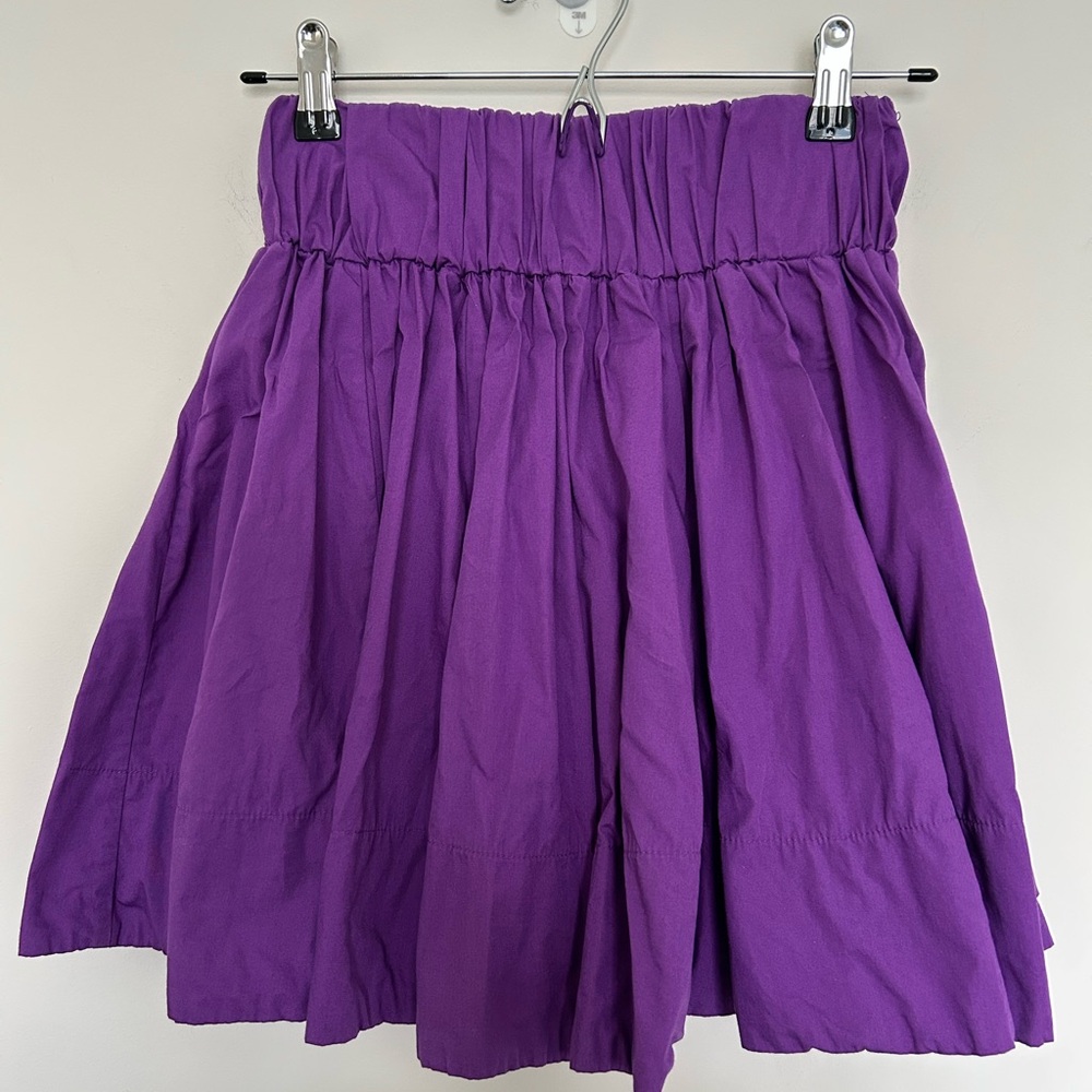 Delias 100% Cotton Purple Mini Skirt Size‎ XS Y2K